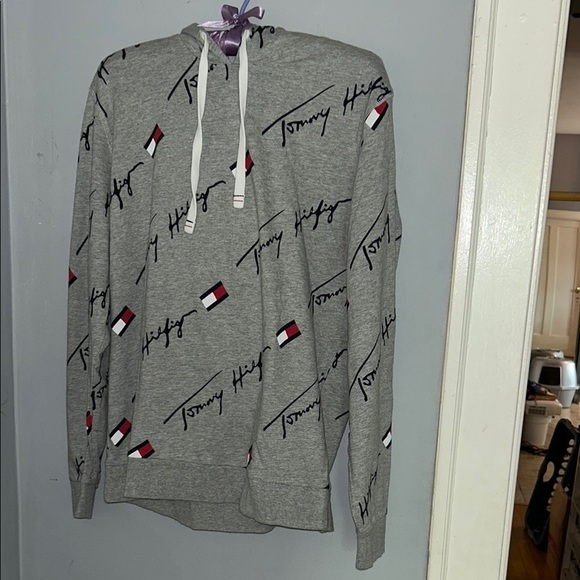 Tommy Hilfiger Gray Signature Sweater - Picture 1 of 7